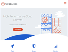 Tablet Screenshot of cloudafrica.net